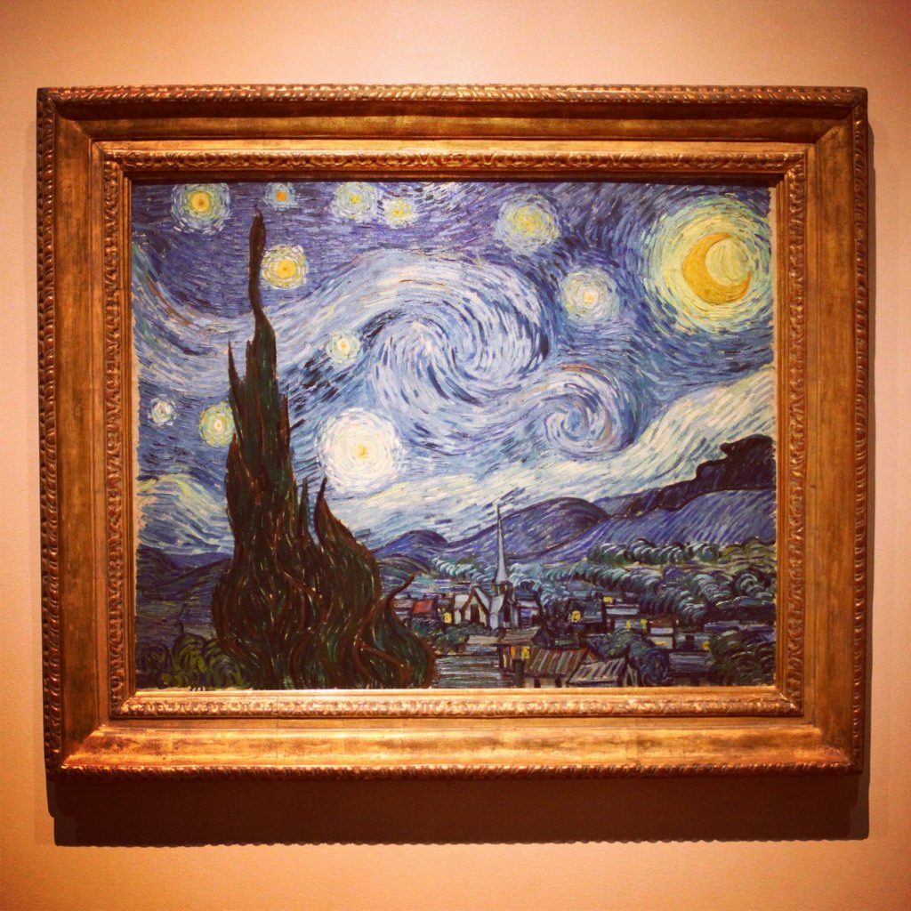 《星空》原画真迹，朝圣的节奏