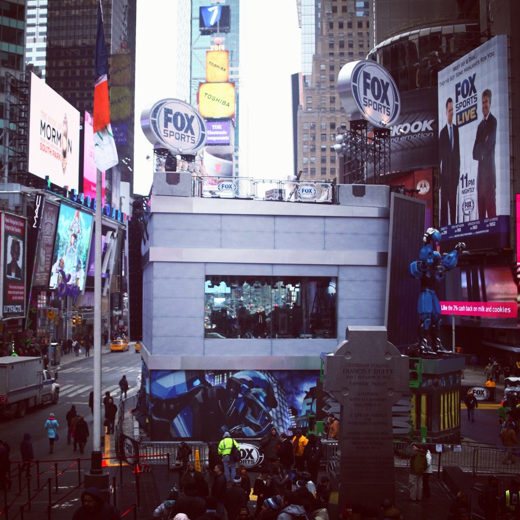 FOX现场直播的演播厅