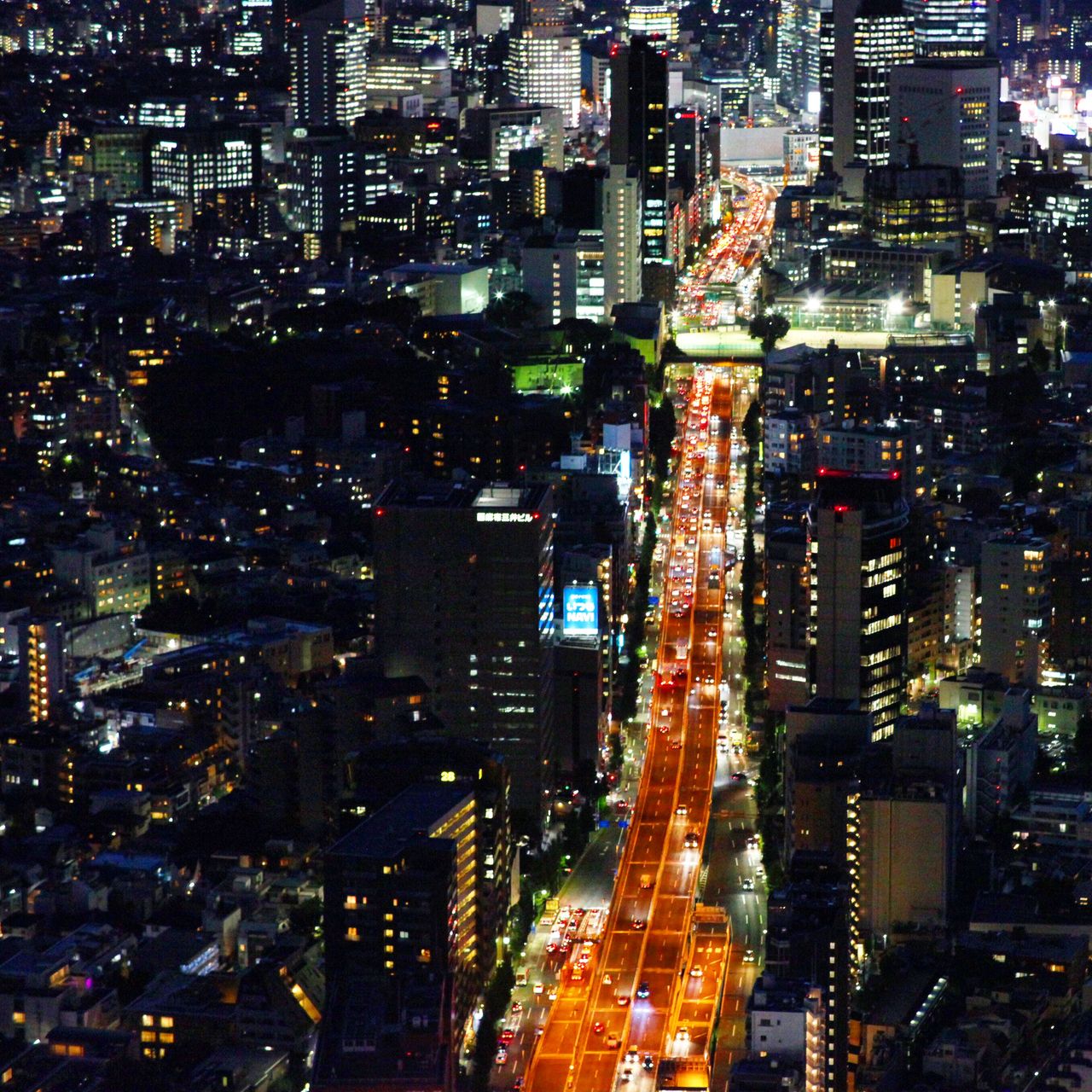 入夜，华灯初上