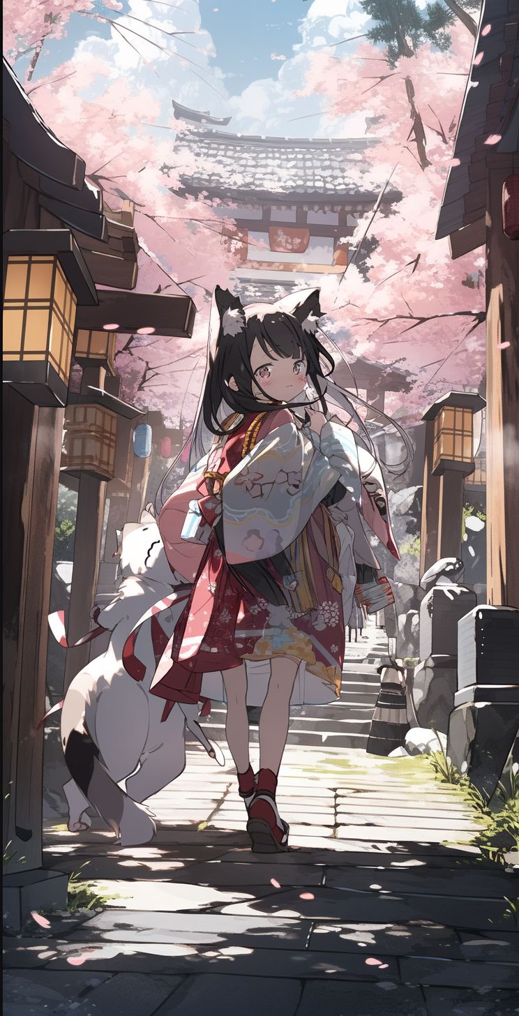 NC MKT a girl walks through a village on the ground in the styl 37e4c7e9 0647 4bb1 8ff8 fc07c5a4a6b3