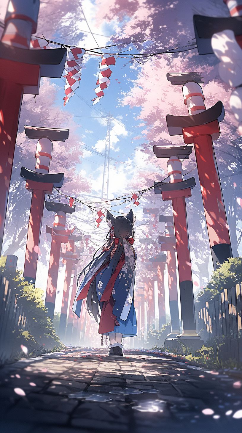 NC MKT red white and blue painting of a woman walking by cherry 42724ab2 bc95 4b02 ab86 c6cdd7696e06