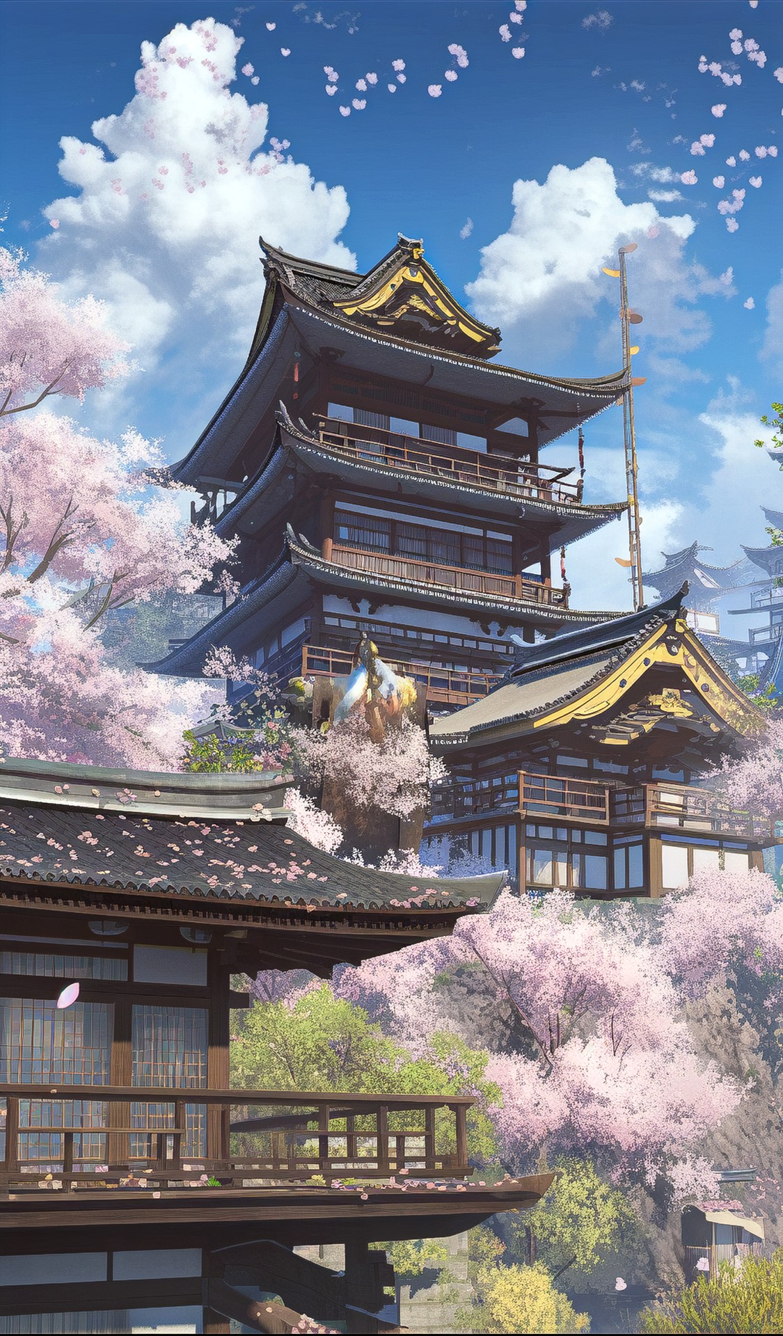 NC MKT An old house float on the clouds in the sky and there ar e5d487a8 3d56 42cf bd6e c9b77ccdac70